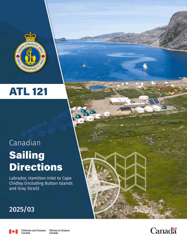 ATL 121 Labrador, Hamilton Inlet to Cape Chidley (including Button Islands and Gray Strait)